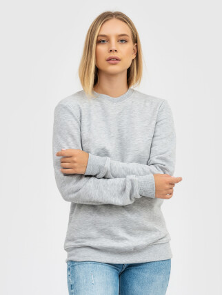 Свитшот UNISEX с начесом U-0301 серый (5110310) фото 1