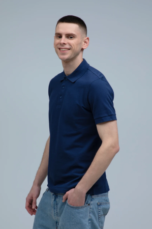 Polo shirt for men ST9060 navy (NAV) STEDMAN LUX POLO (5137884) фото 2
