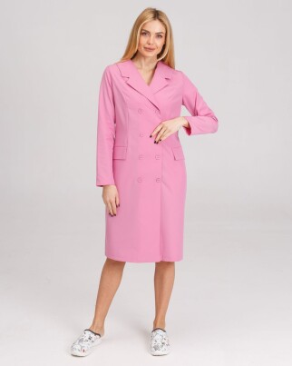 Medical gown women's Monica pink 356-337-677 (6613609) фото 8