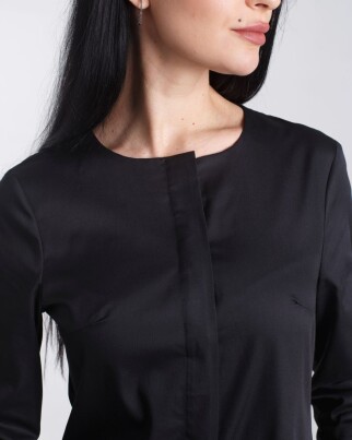 Medical gown women's Jacqueline black 391-321-677 (6613613) фото 7