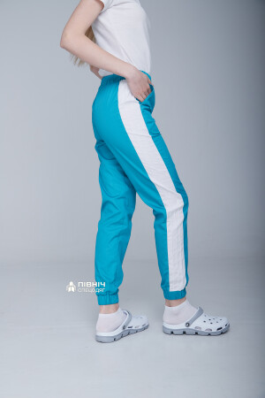 Women's medical trousers "Vanessa" turquoise (3399109) фото 5