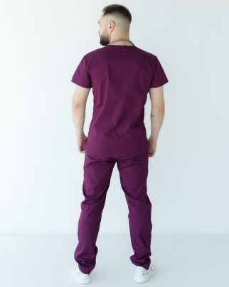 Medical suit for men Milan purple 134-335-708 (6613717) фото 4