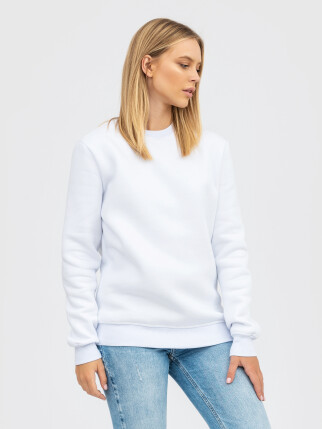 Свитшот UNISEX с начесом U-0301 белый (5110304) фото 5