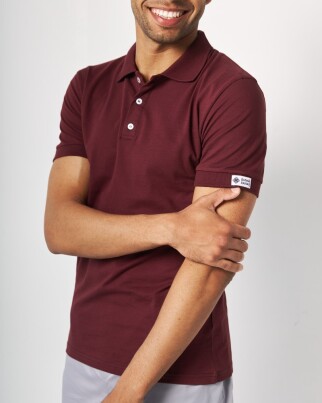 Men's medical polo cherry 148-416-677 (6613763) фото 5