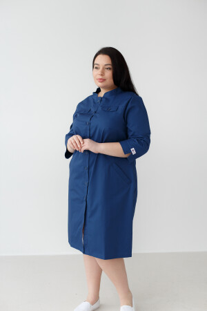 Women's medical gown Valerie blue +SIZE 156-322-677 (6625328) фото 1