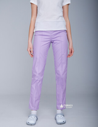 Women's medical trousers "Beatrice" purple (3399125) фото 1