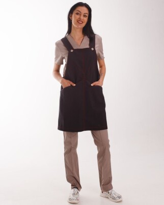 Professional water-repellent apron Trieste black 173-321-912 (6613844) фото 1