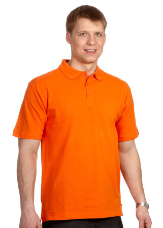 Work shirt polo "American Style" orange 200 g/m2 (220028) фото 1
