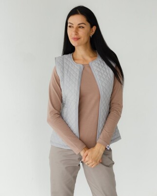 Medical insulated vest women's Geneva gray 366-328-844 (6613199) фото 1