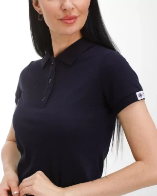 Medical polo for women navy blue 147-406-677 (6637751) фото 2