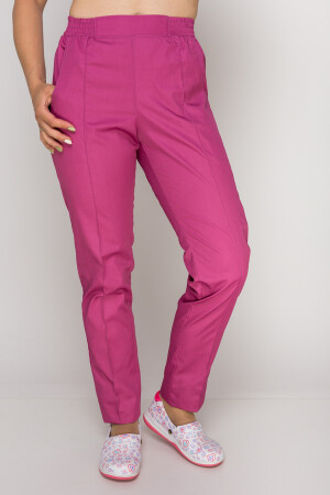 Trousers skinny for women. Cotton. Fuchsia (549952) фото 3