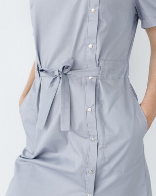 Medical tunic for women Naomi grey 151-328-679 (6613951) фото 5