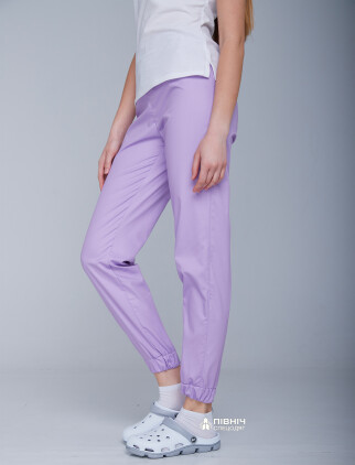 Women's medical trousers "Monica" purple (3399122) фото 2