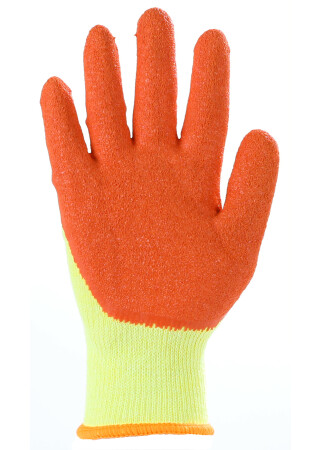 Work gloves with thick latex coating (30129) фото 1