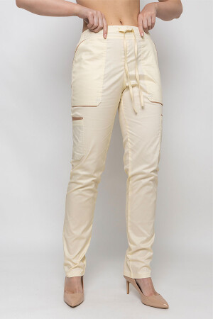 Medical suit Emelie-stretch, female. Champagne (5436943) фото 9