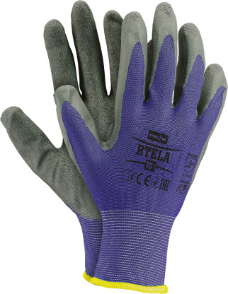 Work gloves with incomplete coating RTELA_NS (30116) фото 1
