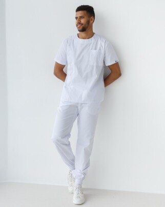 Медицинский костюм мужской Техас белый 136-324-677 (6613694) фото 9