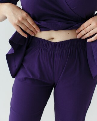 Medical suit women's Shanghai purple 139-335-704 (6613224) фото 9