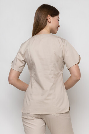 Куртка медицинскя женская Батерфляй. Крем. COTTON (5436993) фото 4