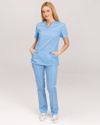 Medical Women's Shirt Topaz Light Blue 433-436-705 (6613536) фото 2