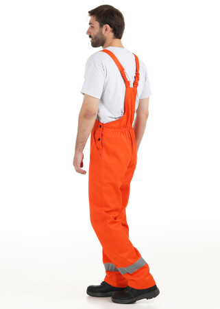 Working overalls "STANDARD" orange with reflective stripes (33331101) фото 4