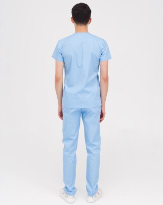 Medical suit for men Milan light blue 134-436-758 (6613734) фото 2