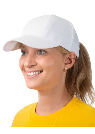 White baseball cap (220554) фото 1
