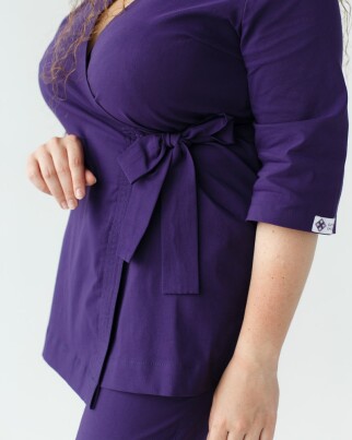 Medical suit women's Shanghai purple 139-335-704 (6613224) фото 5