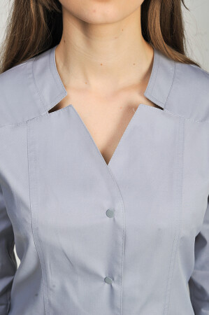 Isabella Jacket. Light grey with red (trim) (544989) фото 2