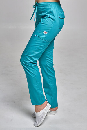 Women's Virginia trousers. COTTON. Caribbean (544951) фото 2