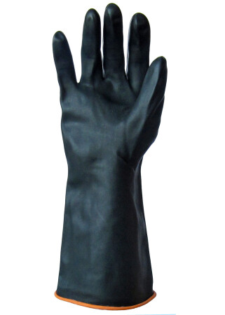 Neoprene gloves "Chemist" neoprene latex (42) фото 1
