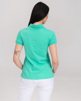 Medical polo for women menthol with embroidery Medicine 147-441-637 (6613408) фото 2