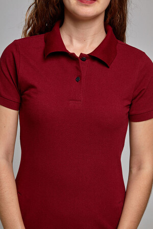 POLO classic dress, short sleeve. Bordeaux (544611) фото 5