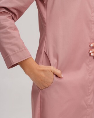 Medical gown women's Jacqueline ash pink 391-429-679 (6613603) фото 7