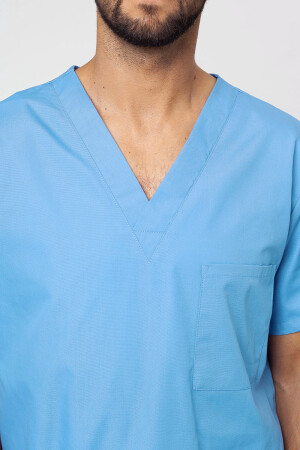 Сорочка медична чоловіча блакитна (8800106) фото 3