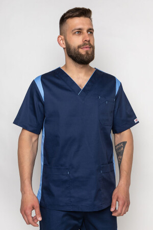 Medical jacket for men Manhattan. Dark blue (5437044) фото 1