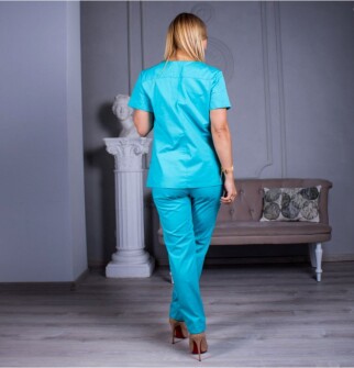 Women's medical trousers "Avicenna" mint (539225) фото 5