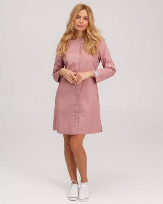 Medical gown women's Jacqueline ash pink 391-429-679 (6613603) фото 1