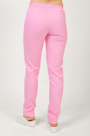 Костюм медицинский Рубина+ Бр. зауженные. COTTON. Белый / розовый (544694) фото 8