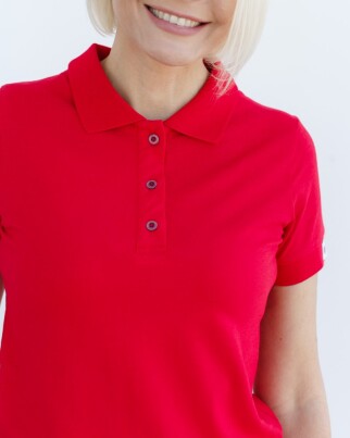 Medical polo for women red 147-434-677 (6613399) фото 7