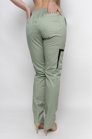 Medical suit Emelie-stretch, female. Pistachio (5436945) фото 10