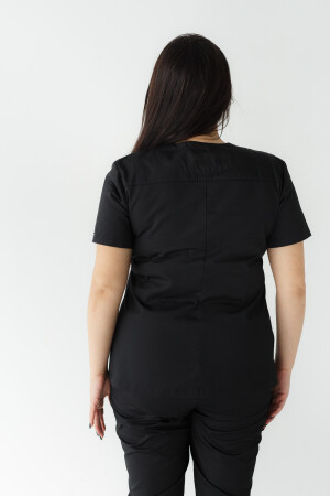 Medical shirt women's Topaz black 164-321-705 / 386-321-705 (6613498) фото 7