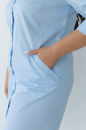 Women's medical gown Valerie azure +SIZE 156-462-677 (6625324) фото 9