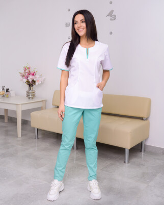 Брюки медицинские женские "Эльза" салатовые (538367) фото 1