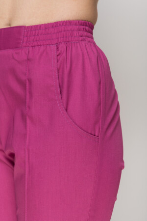 Trousers skinny for women. Cotton. Fuchsia (549952) фото 2
