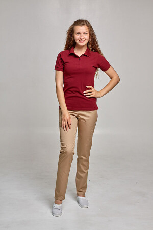 Polo W T-Shirt. Bordeaux (544587) фото 2