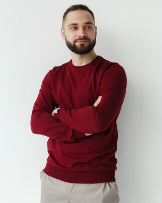 Medical Sweatshirt New York Men's Cherry 360-416-758 (6613779) фото 1