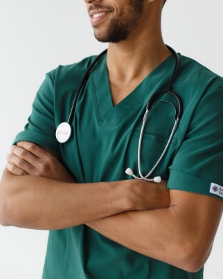 Медицинский костюм мужской Марсель зеленый 353-350-708 (6613702) фото 4