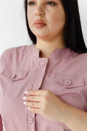 Women's medical gown Valerie ash pink +SIZE 156-429-677 (6625325) фото 8