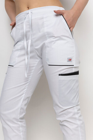Medical Emeli-stretch trousers for women. White (5436963) фото 5